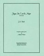 Fugue #7 in Eb Major SATB Sax Quartet cover